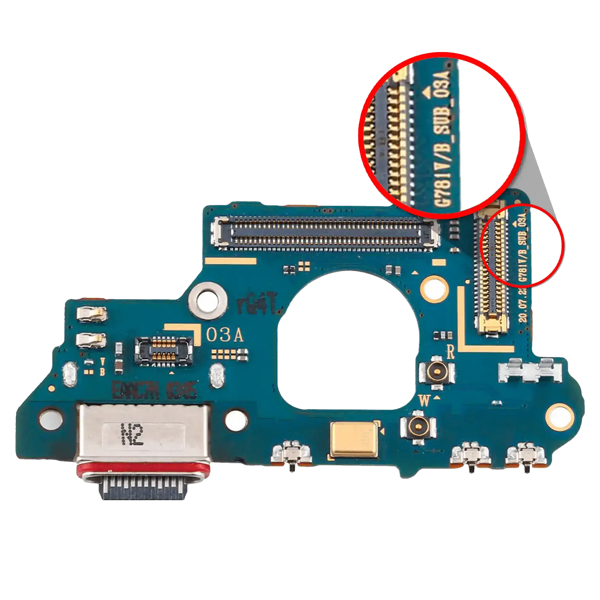 Placa de puerto de carga para Samsung Galaxy S20 FE 5G (todos los modelos) (Premium)