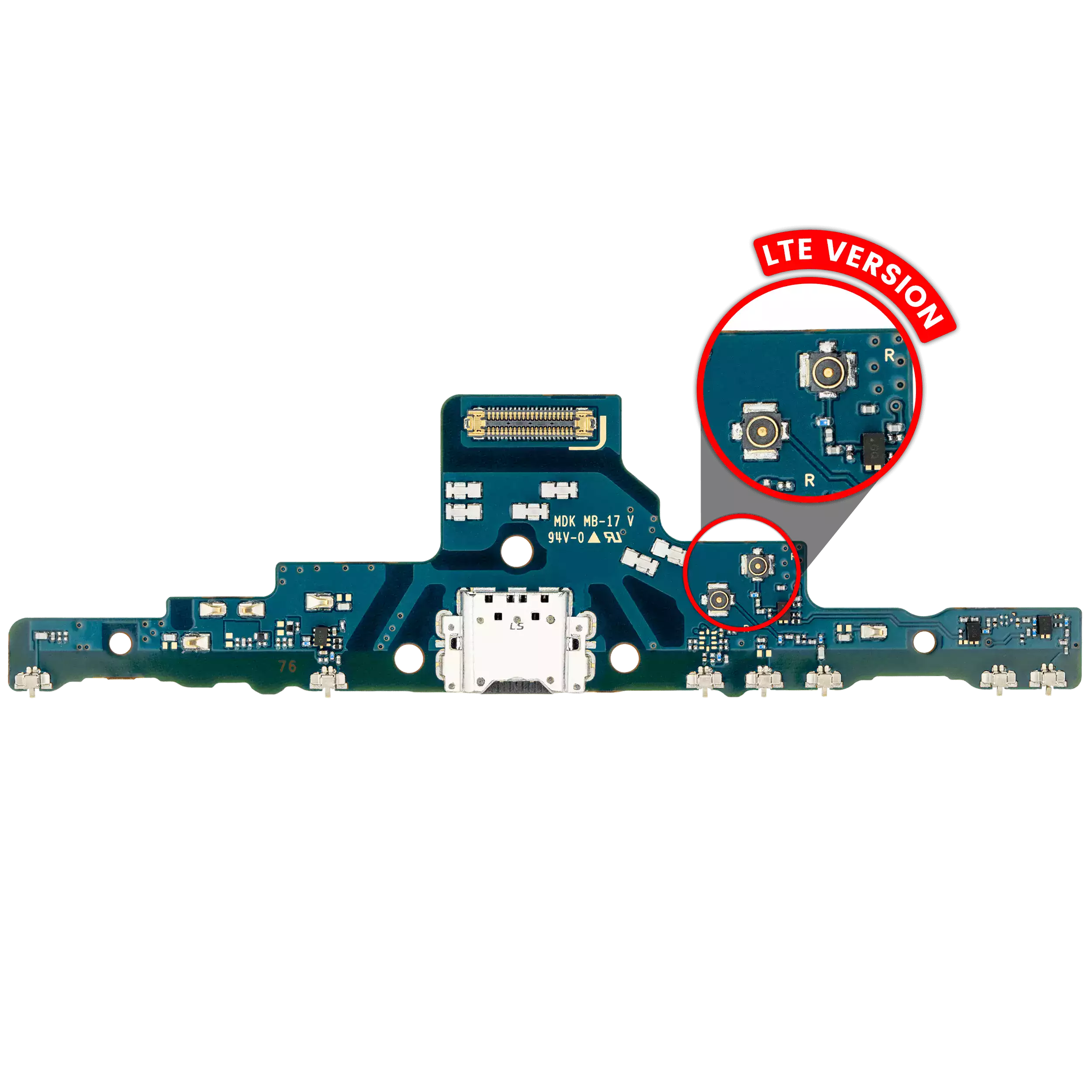 Placa de puerto de carga para Samsung Galaxy Tab S6 Lite 10.4" (P615) (2020) (Versión LTE) (Premium)