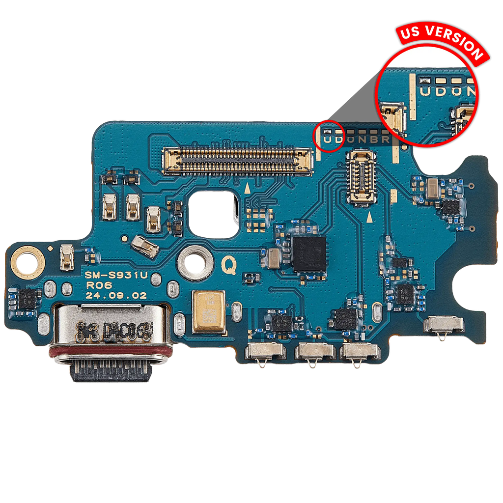 Placa de puerto de carga con lector de tarjetas SIM para Samsung Galaxy S25 5G (S931U) (versión estadounidense) (Premium)