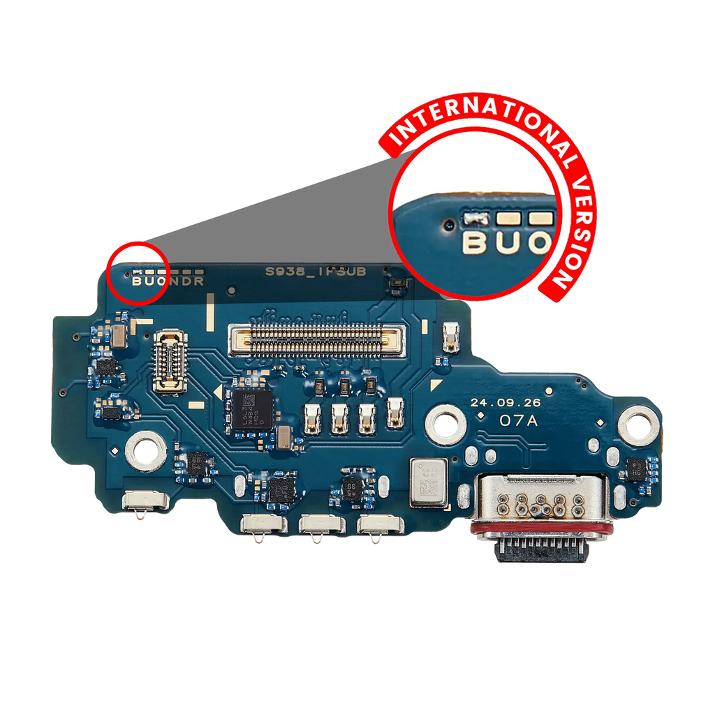 Placa de puerto de carga con lector de tarjetas SIM para Samsung Galaxy S25 Ultra 5G (S938B) (versión internacional) (Premium)