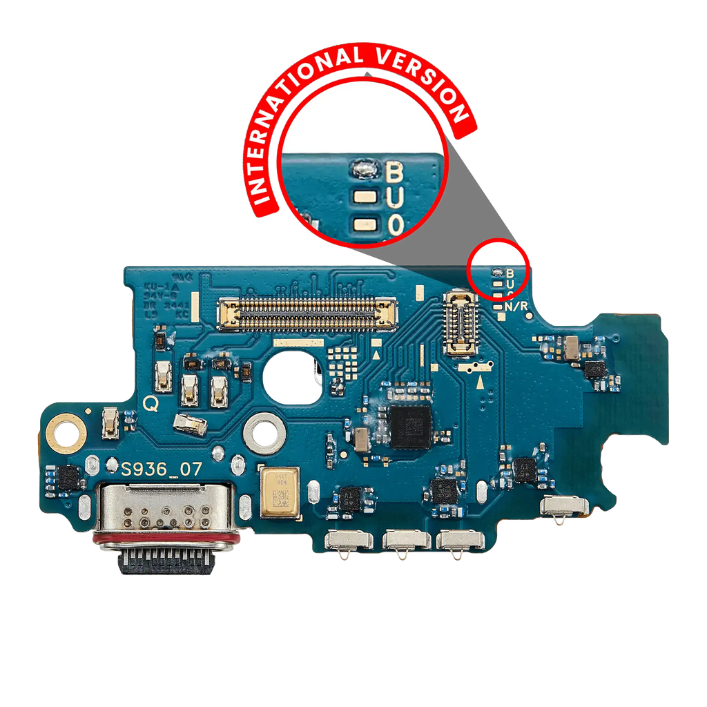 Placa de puerto de carga con lector de tarjetas SIM para Samsung Galaxy S25 Plus 5G (S936B) (versión internacional) (Premium)