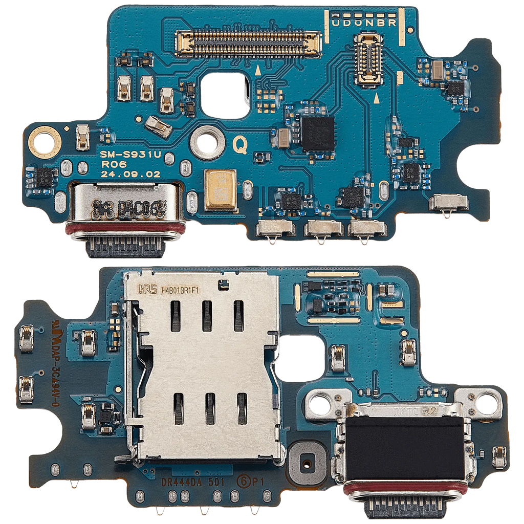 Placa de puerto de carga con lector de tarjetas SIM para Samsung Galaxy S25 5G (S931U) (versión estadounidense) (Premium)