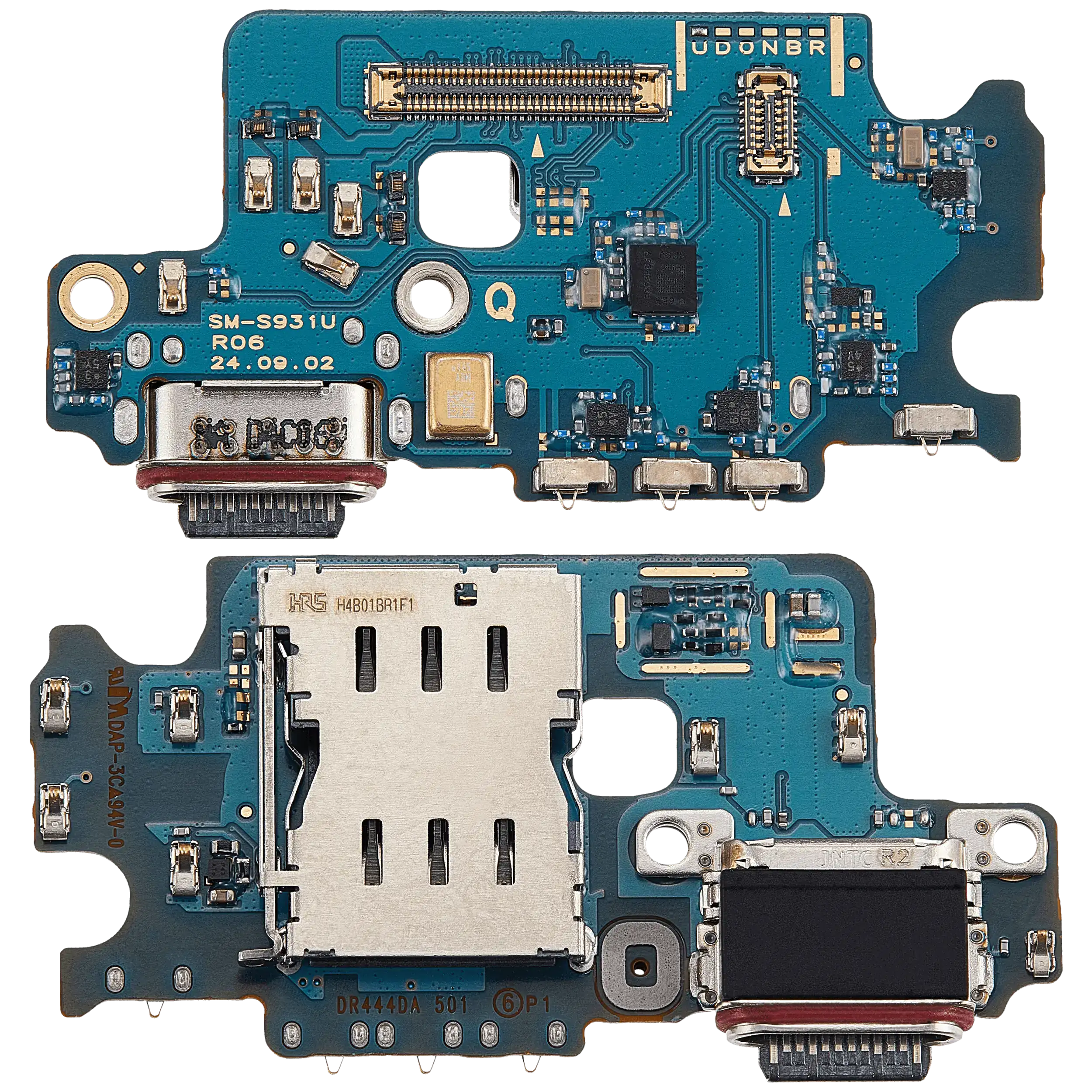 Placa de puerto de carga con lector de tarjetas SIM para Samsung Galaxy S25 5G (S931U) (versión estadounidense) (Premium)