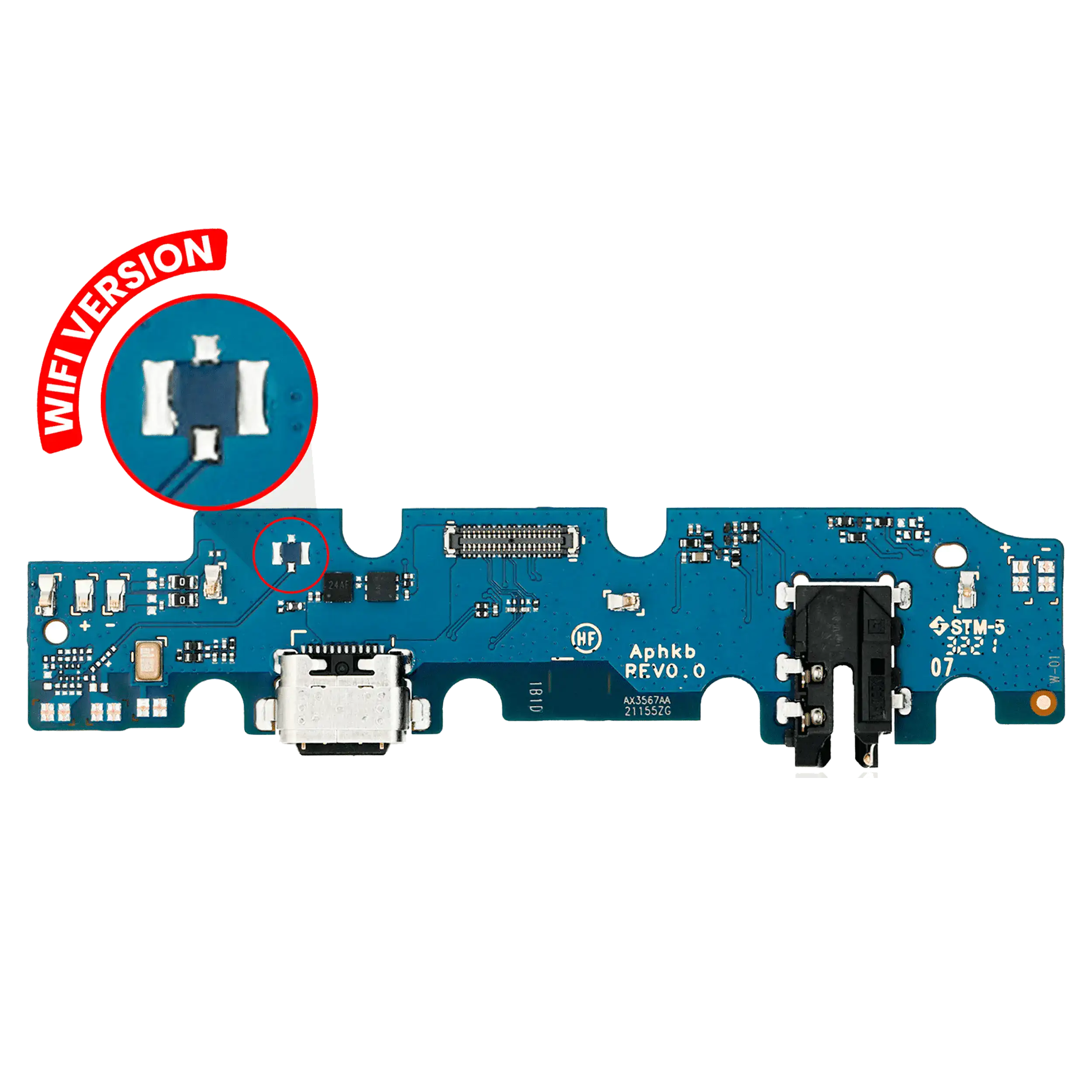 Puerto de carga con placa PCB para Samsung Galaxy Tab A7 Lite (T220) (versión WiFi) (Premium)