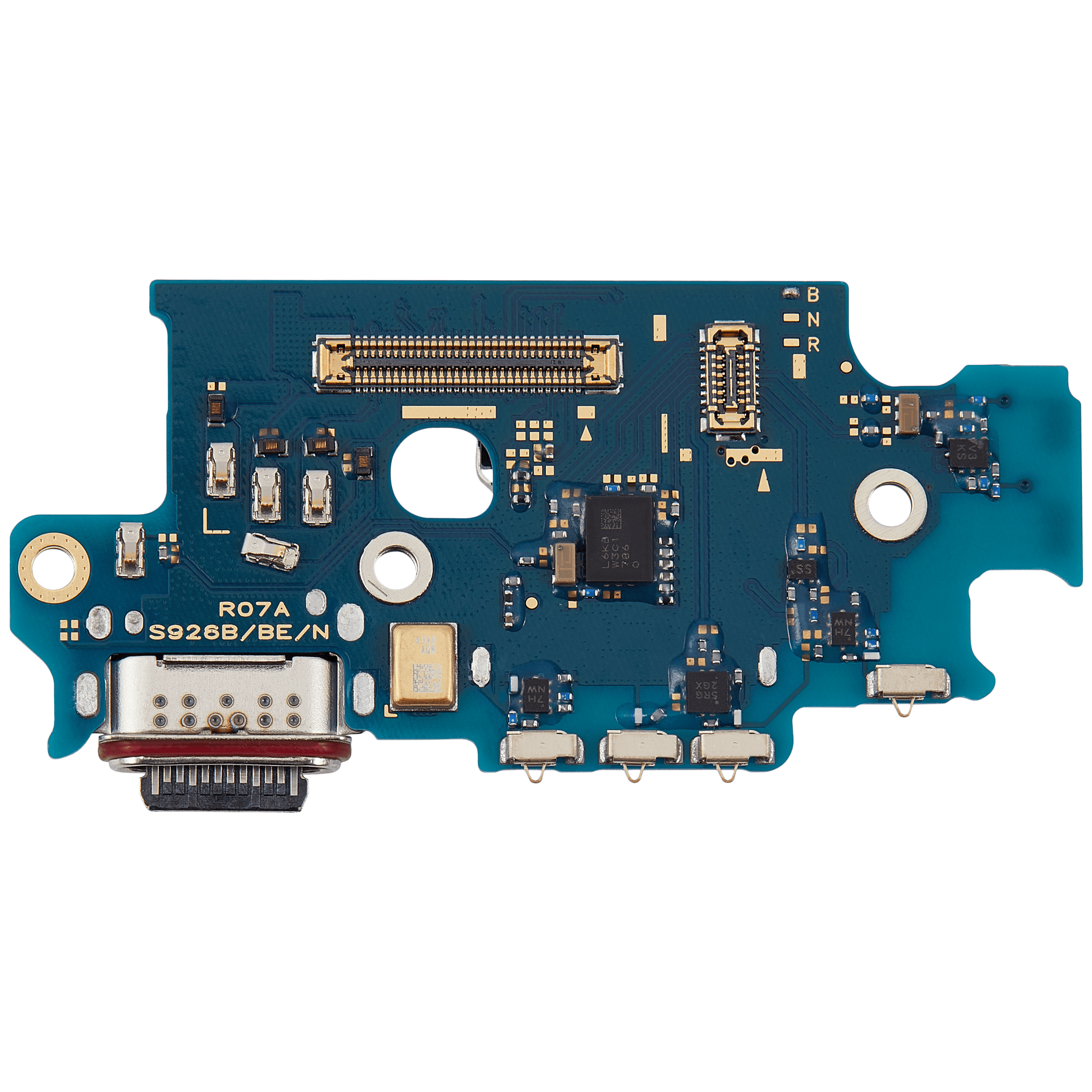Placa de puerto de carga con lector de tarjetas SIM para Samsung Galaxy S24 Plus 5G (S926B) (versión internacional) (Premium)