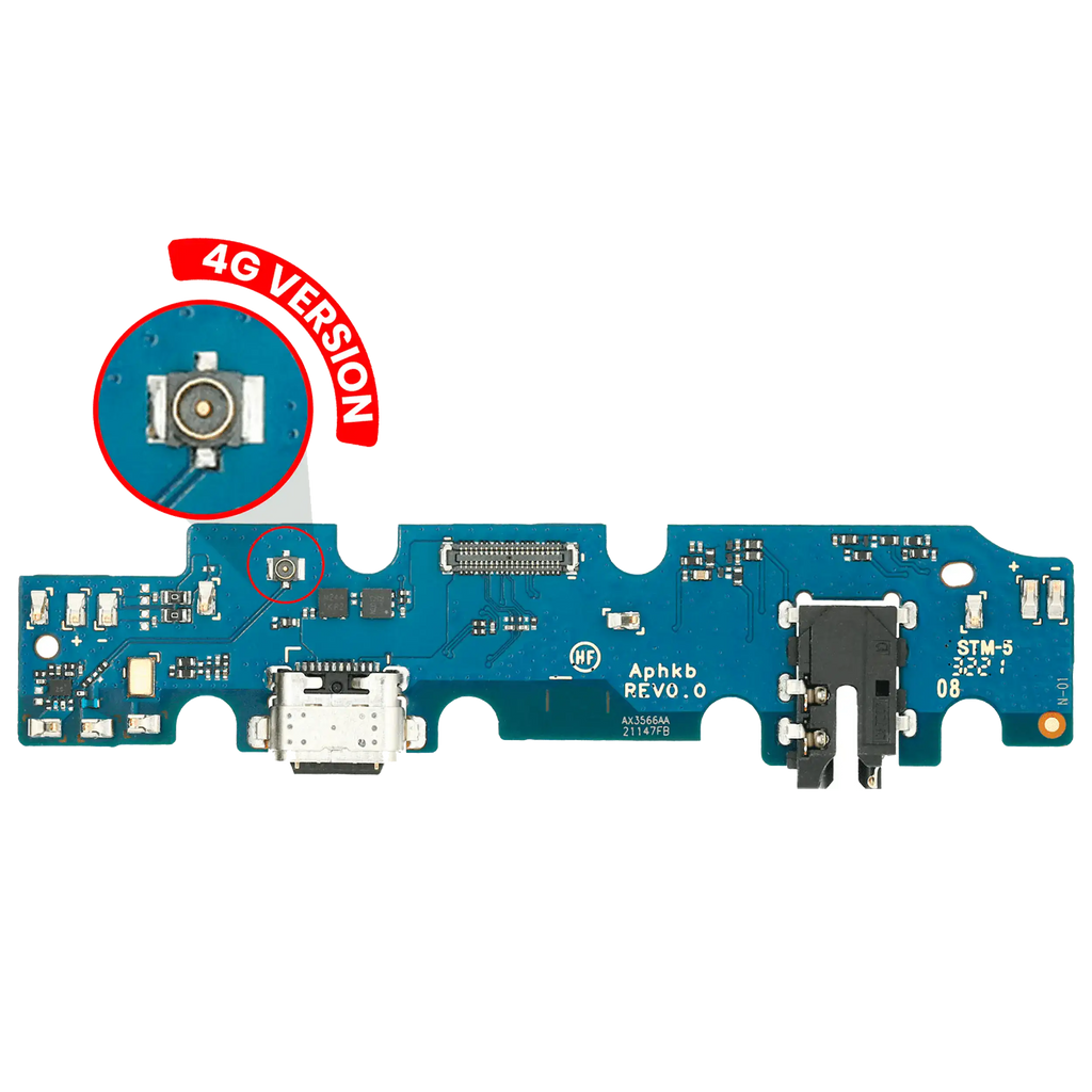 Puerto de carga con placa PCB para Samsung Galaxy Tab A7 Lite de 8.7" (2021) (T225 / T227) (Versión móvil) (Premium)