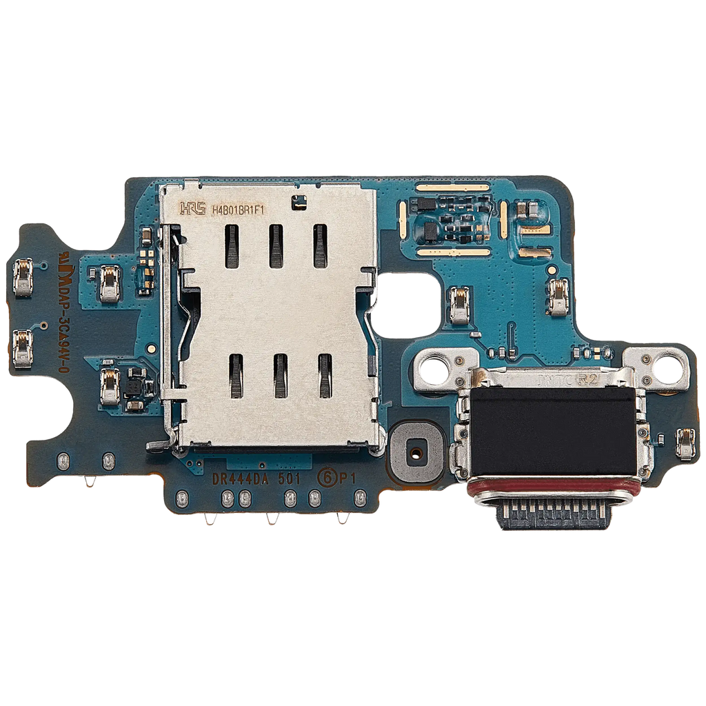 Placa de puerto de carga con lector de tarjetas SIM para Samsung Galaxy S25 5G (S931U) (versión estadounidense) (Premium)