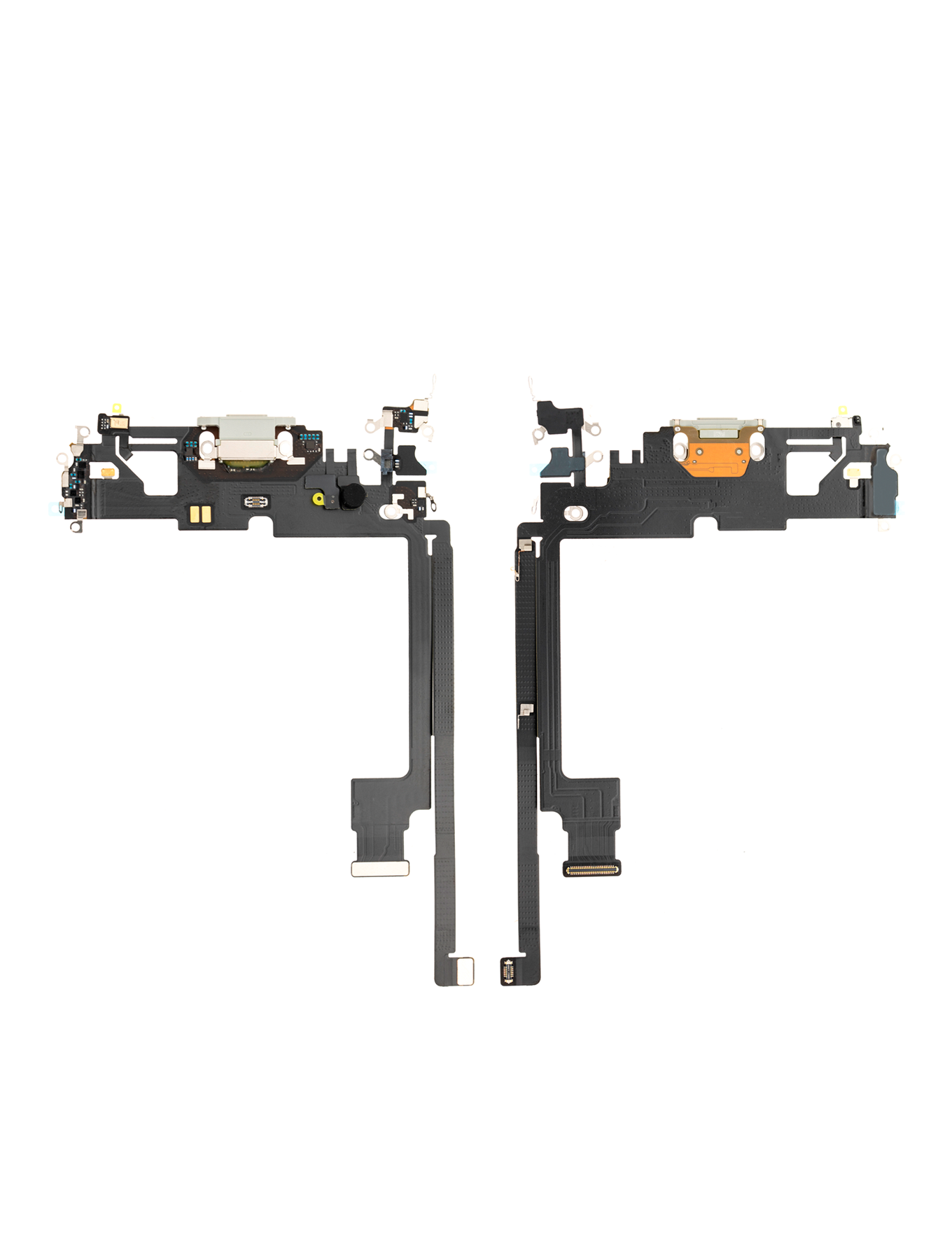 Cable flexible de puerto de carga para iPhone 12 Pro Max (Premium) (Plateado)
