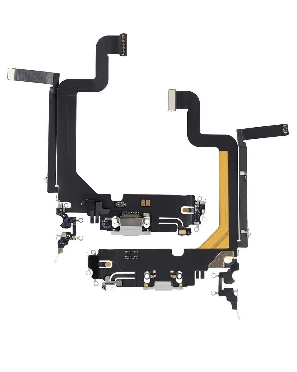 Cable flexible del puerto de carga para iPhone 14 Pro Max (Premium) (Plateado)