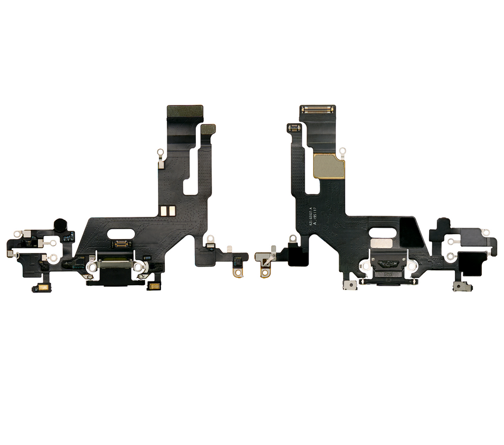 Cable flexible del puerto de carga para iPhone 11 (Premium) (Negro)
