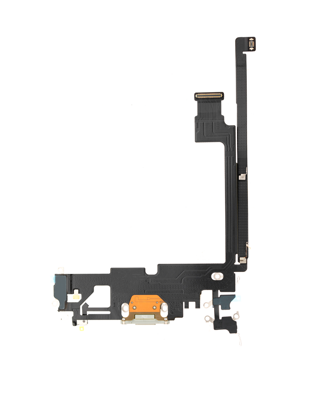 Cable flexible de puerto de carga para iPhone 12 Pro Max (Premium) (Plateado)