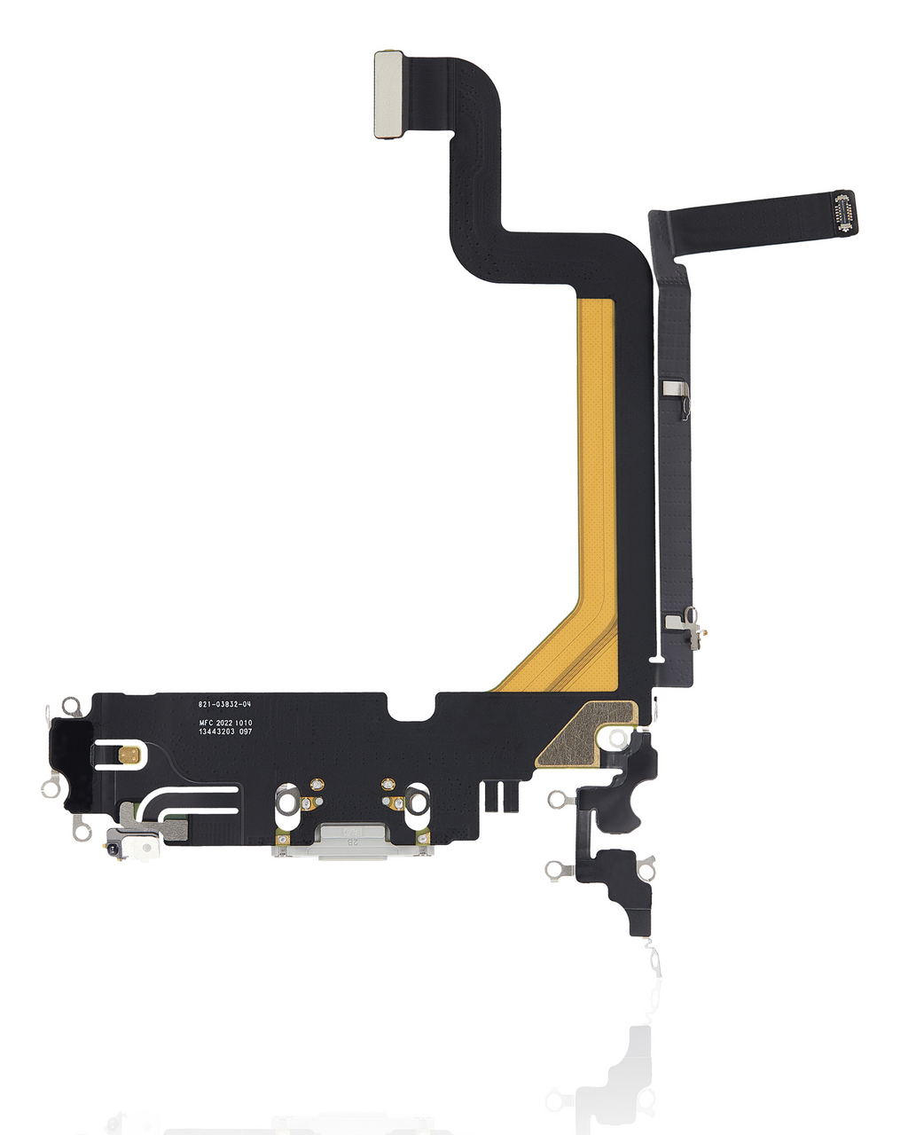 Cable flexible del puerto de carga para iPhone 14 Pro Max (Premium) (Plateado)