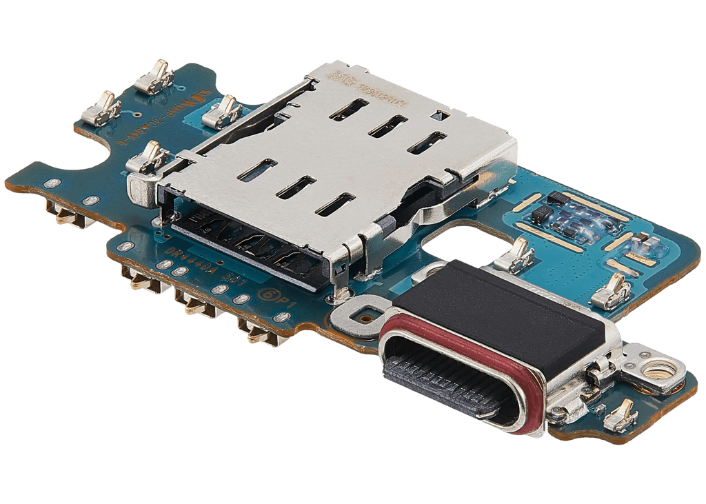 Placa de puerto de carga con lector de tarjetas SIM para Samsung Galaxy S25 5G (S931U) (versión estadounidense) (Premium)