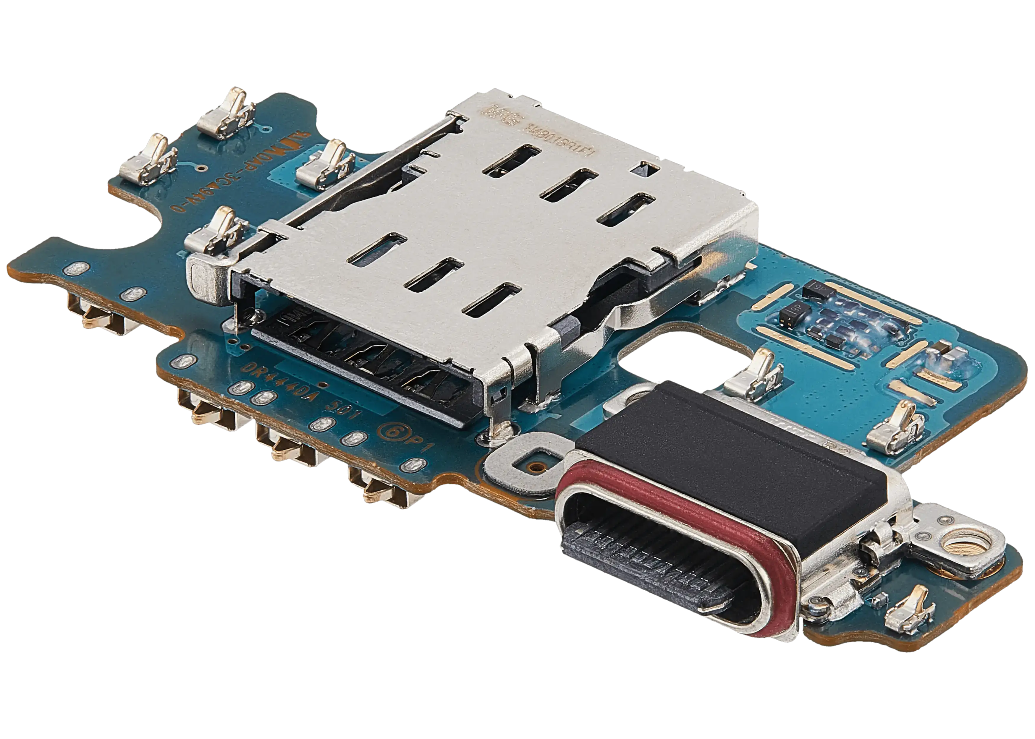Placa de puerto de carga con lector de tarjetas SIM para Samsung Galaxy S25 5G (S931U) (versión estadounidense) (Premium)