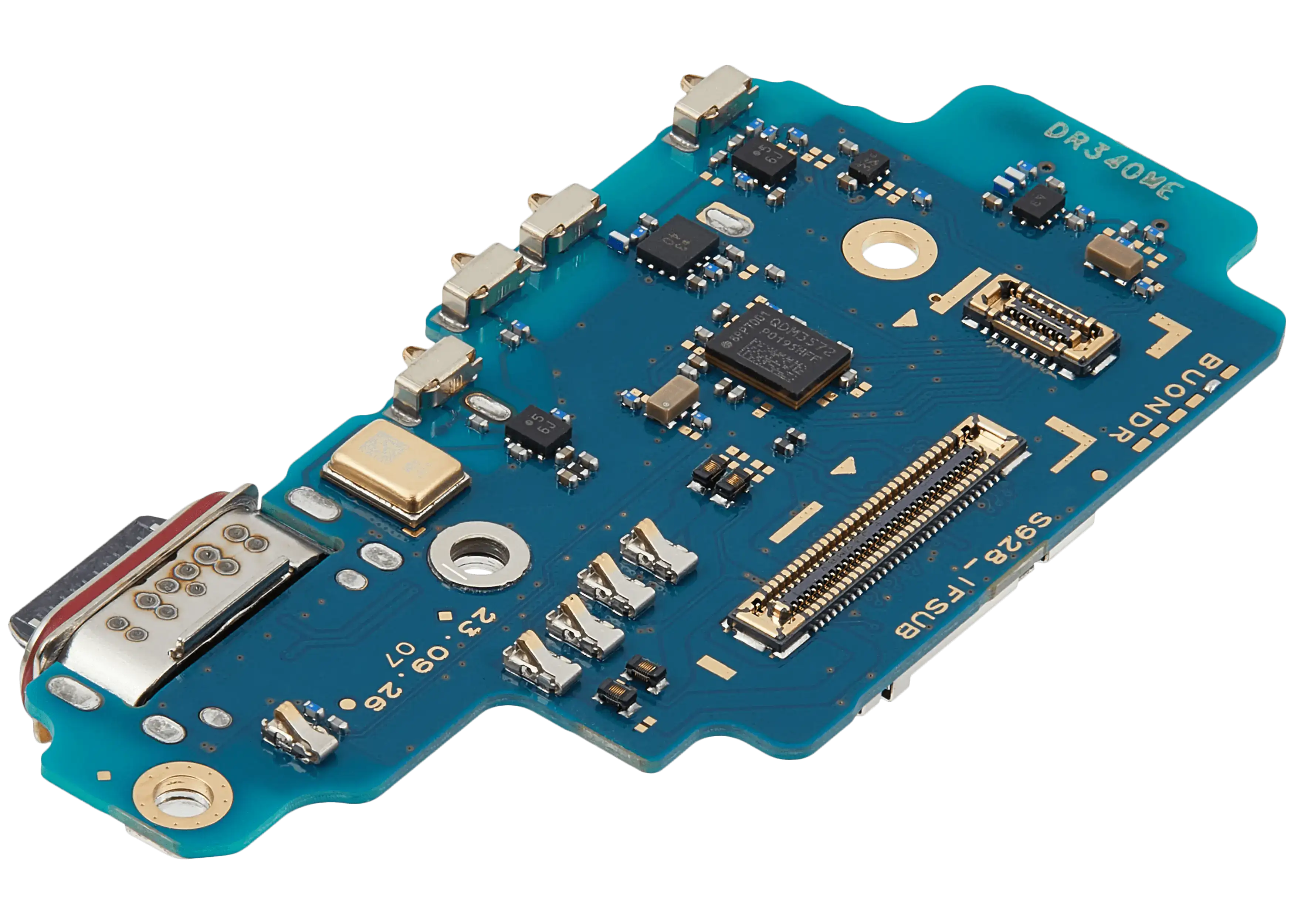 Placa de puerto de carga con lector de tarjetas SIM para Samsung Galaxy S24 Ultra 5G (S928U) (versión estadounidense) (Premium)