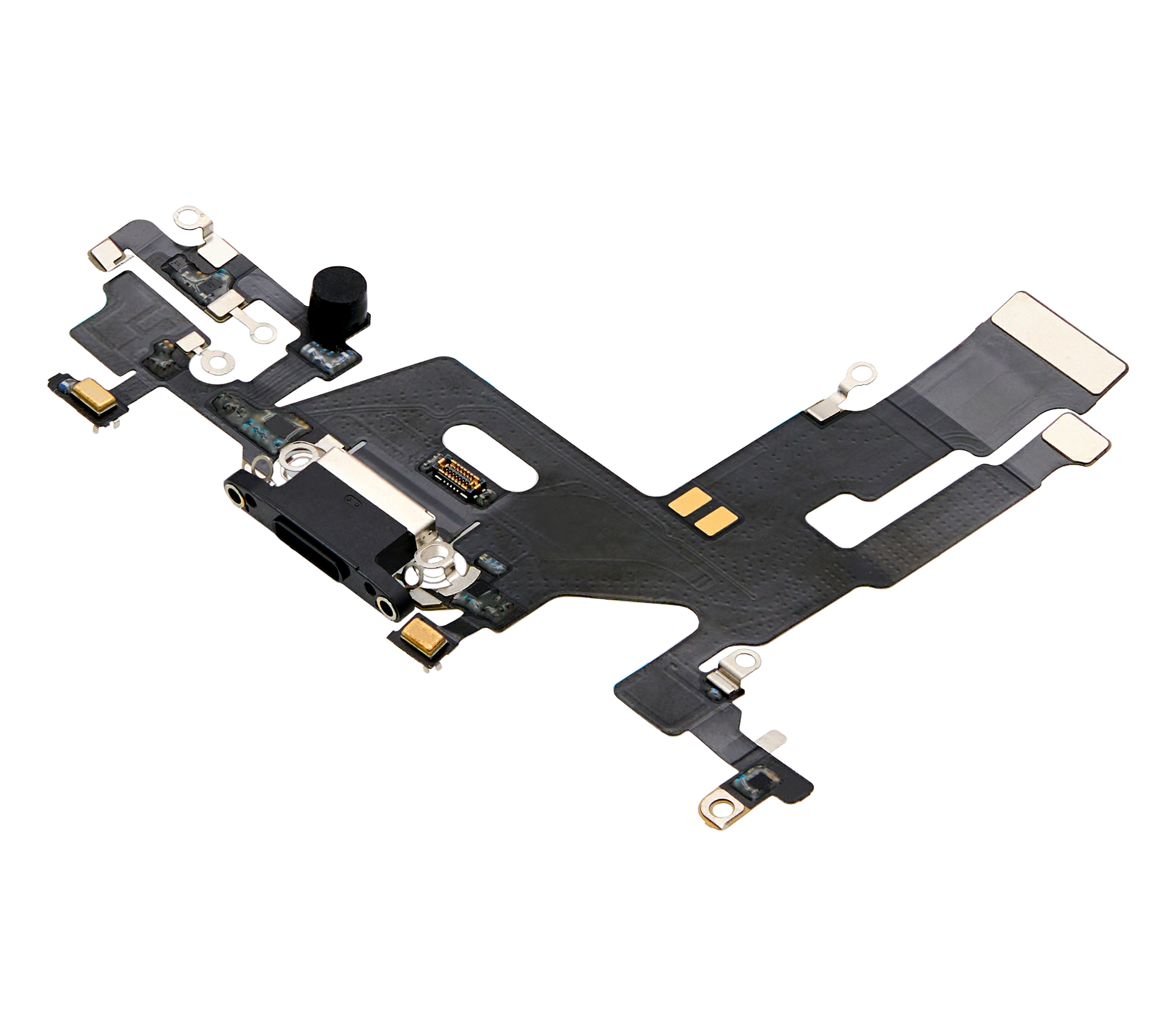 Cable flexible del puerto de carga para iPhone 11 (Premium) (Negro)