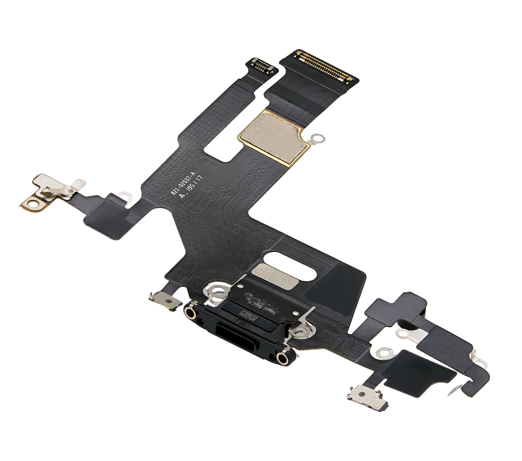 Cable flexible del puerto de carga para iPhone 11 (Premium) (Negro)